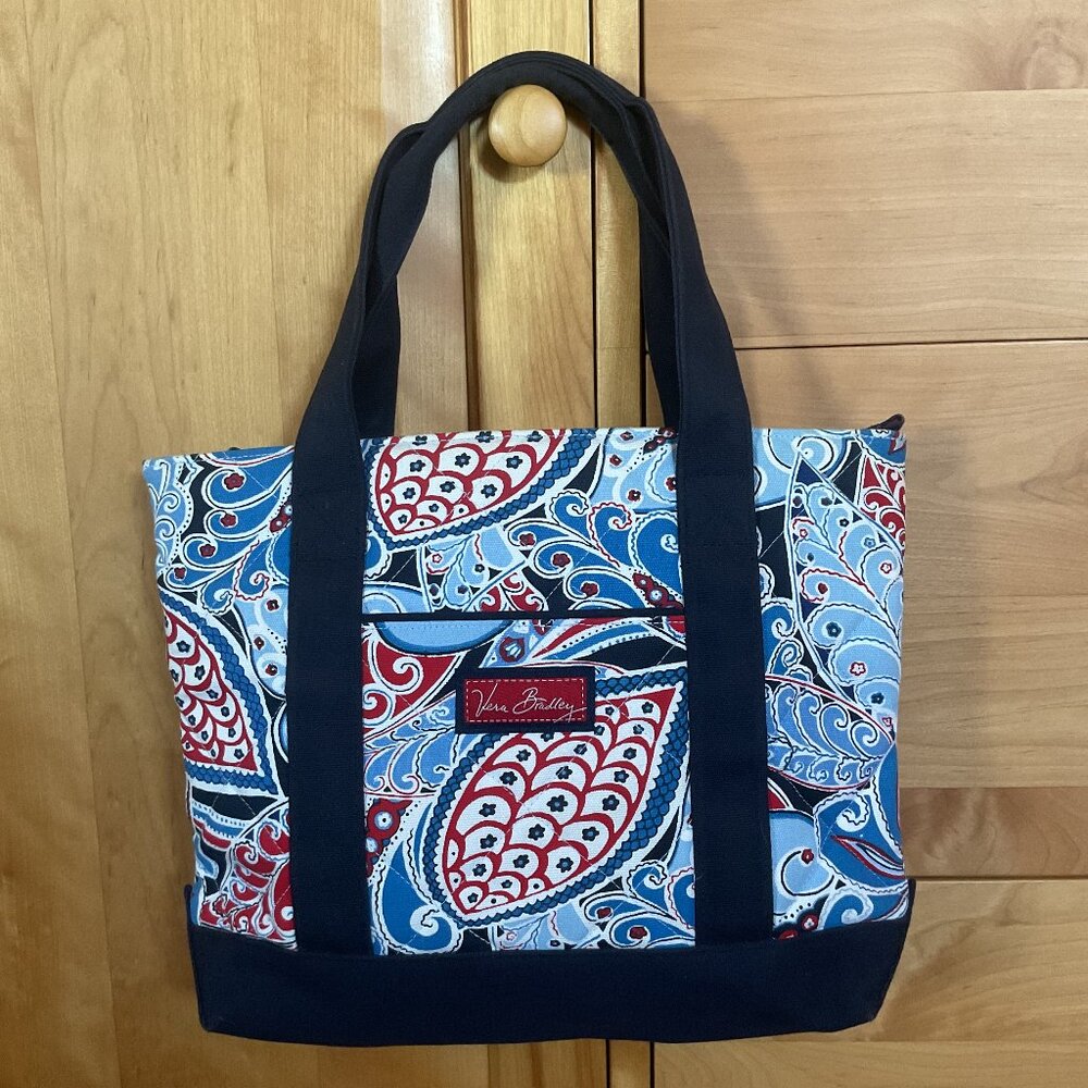 Vera Bradley Seaside Canvas Tote Handbag